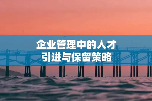 企业管理中的人才引进与保留策略