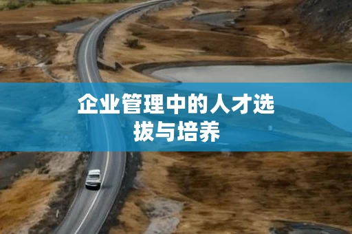 企业管理中的人才选拔与培养