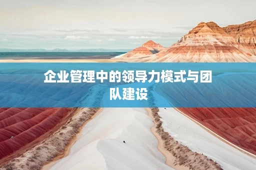 企业管理中的领导力模式与团队建设
