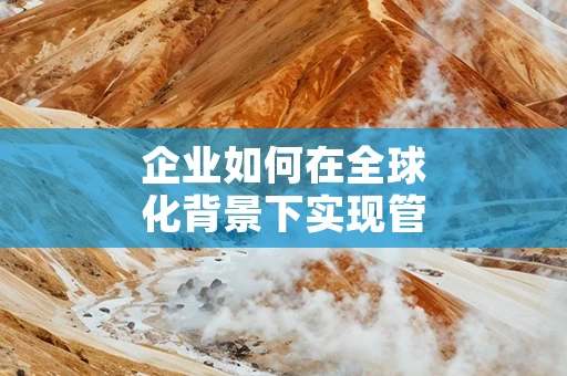 企业如何在全球化背景下实现管理创新