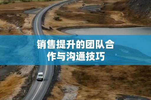 销售提升的团队合作与沟通技巧