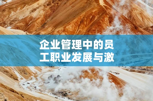 企业管理中的员工职业发展与激励机制