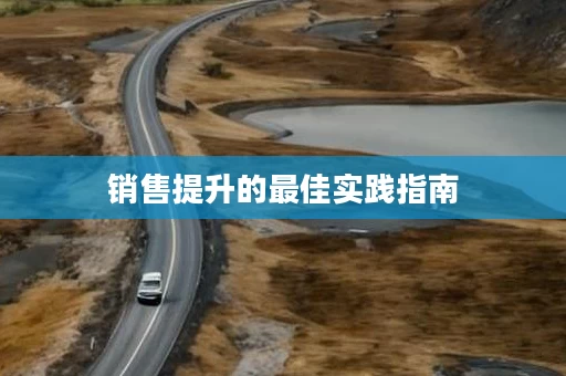 销售提升的最佳实践指南