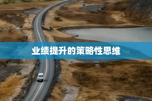 业绩提升的策略性思维